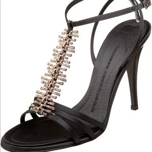 Giuseppe Zanotti Women's I90059 Jewel Sandal 41 - dark gray